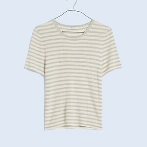 NWT Madewell Micro-Rib Sweater Tee
